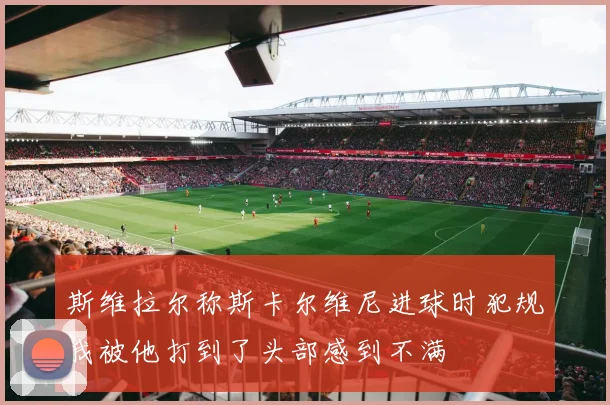 斯维拉尔称斯卡尔维尼进球时犯规我被他打到了头部感到不满